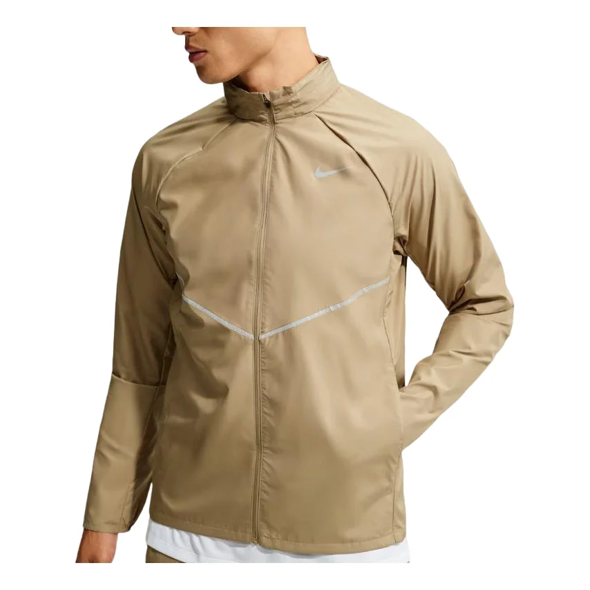 Nike Myler Repel UV Protection Running Jacket 'Filbert Tan Beige' IF2370-213 - 1
