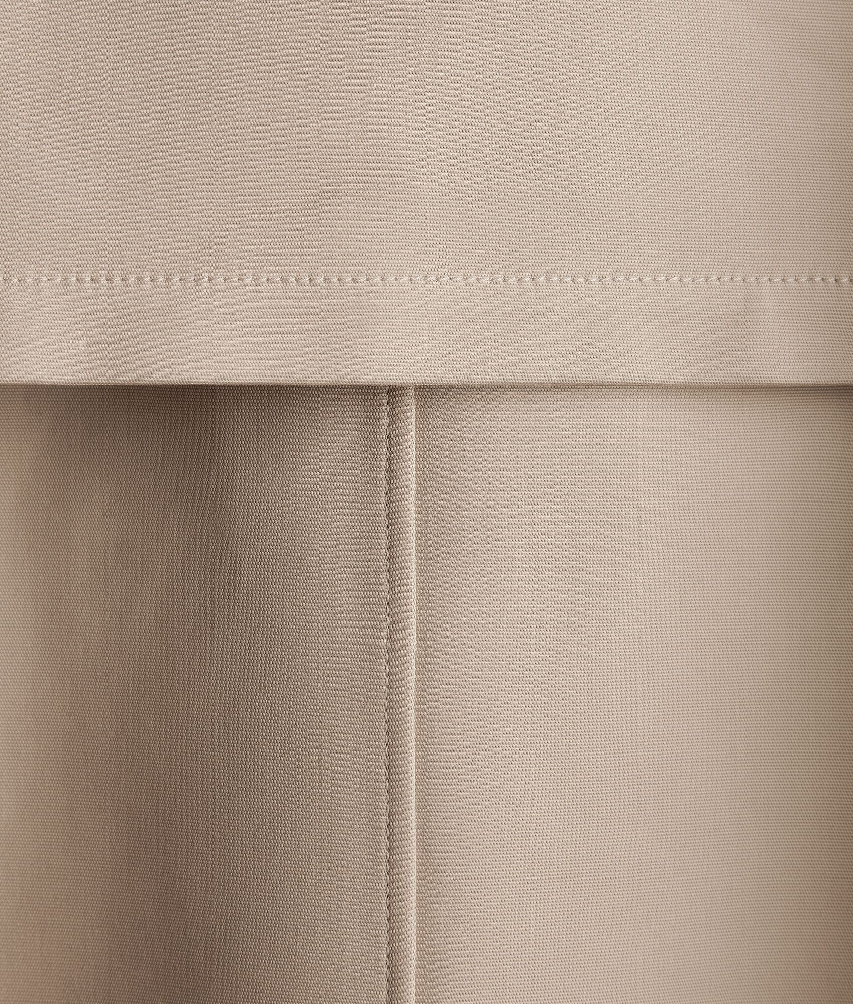 Bonded Wool And Cotton Coat - 5