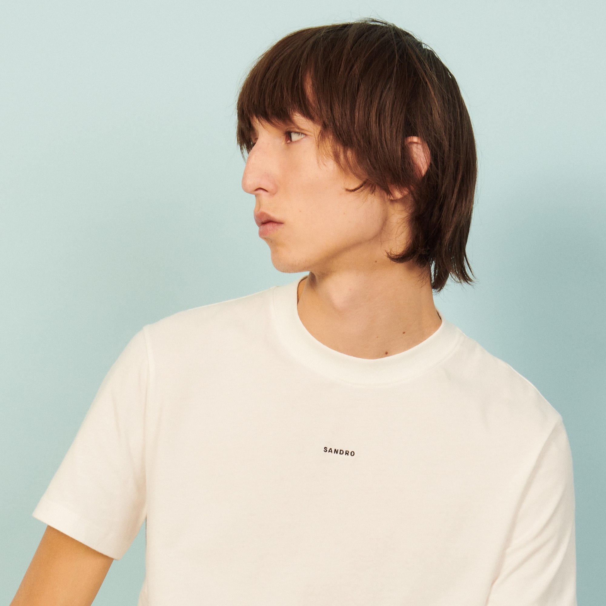 T-shirt with logo embroidery - 2