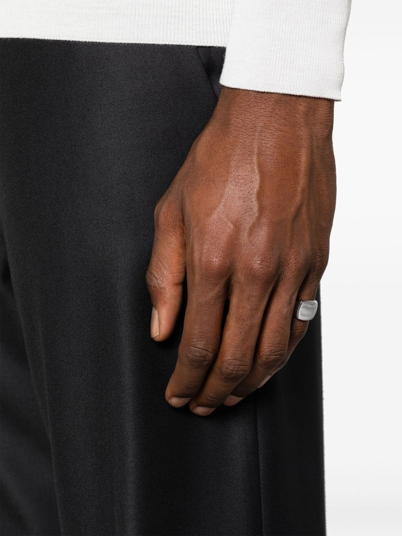 TOM WOOD Kay polished signet ring outlook