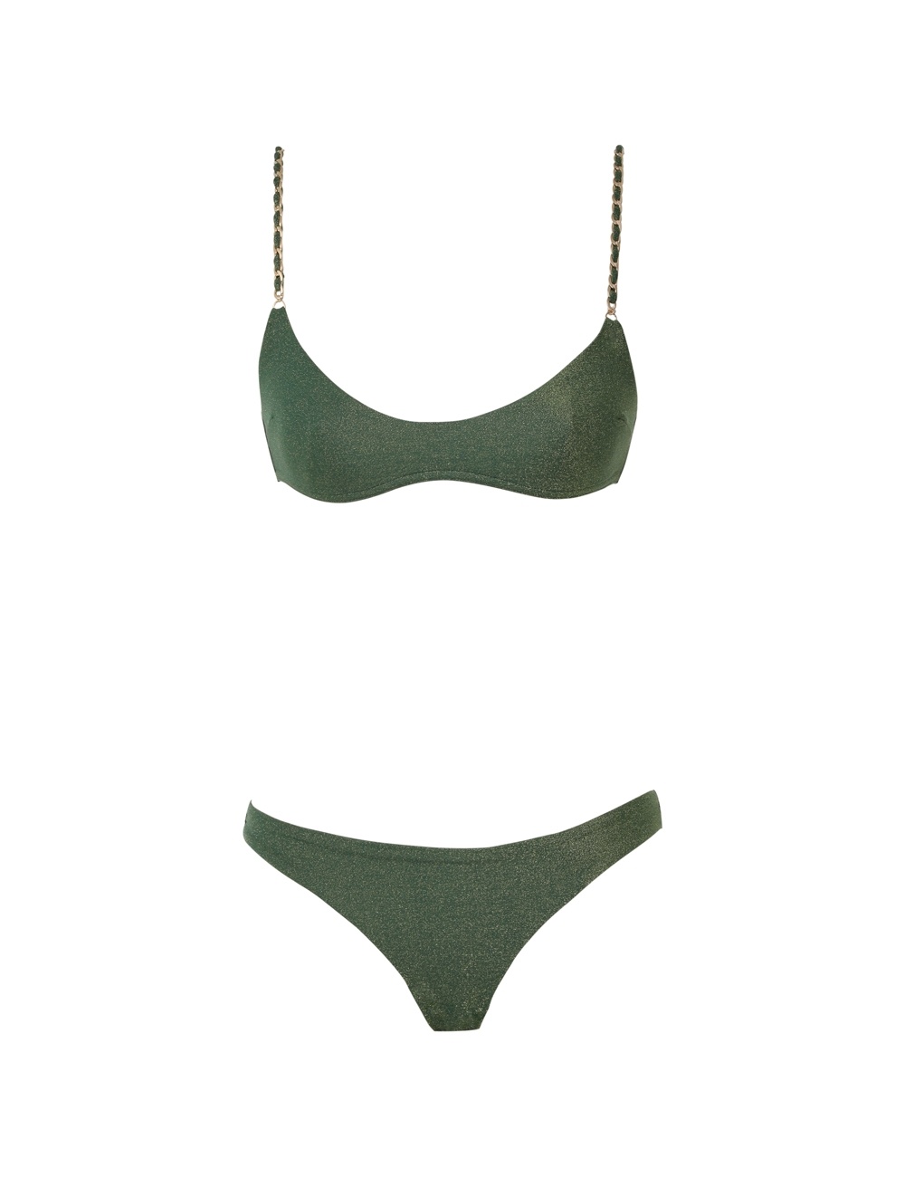 HALLIDAY METALLIC CHAIN BIKINI - 1
