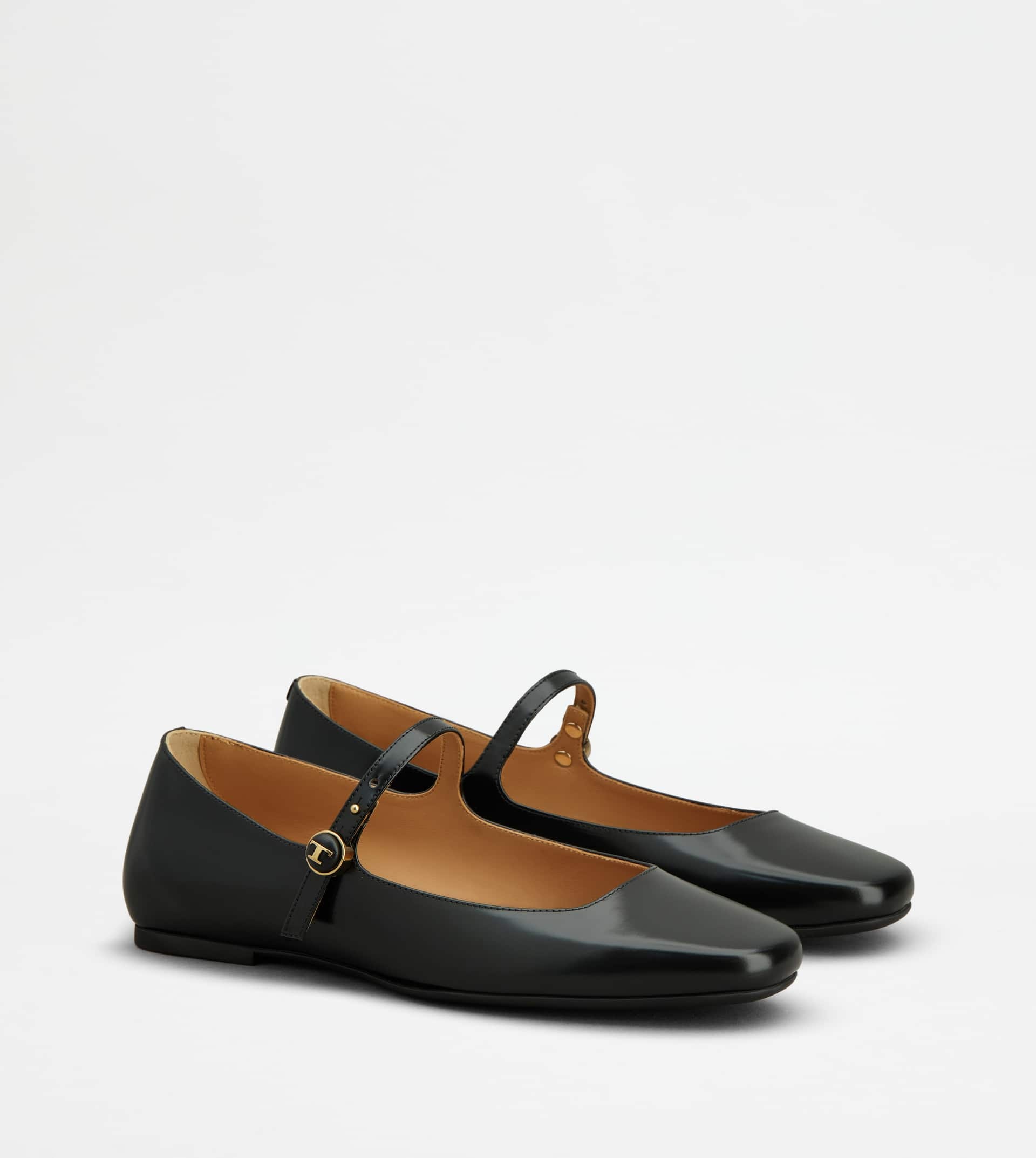 BALLERINAS IN LEATHER - BLACK - 3