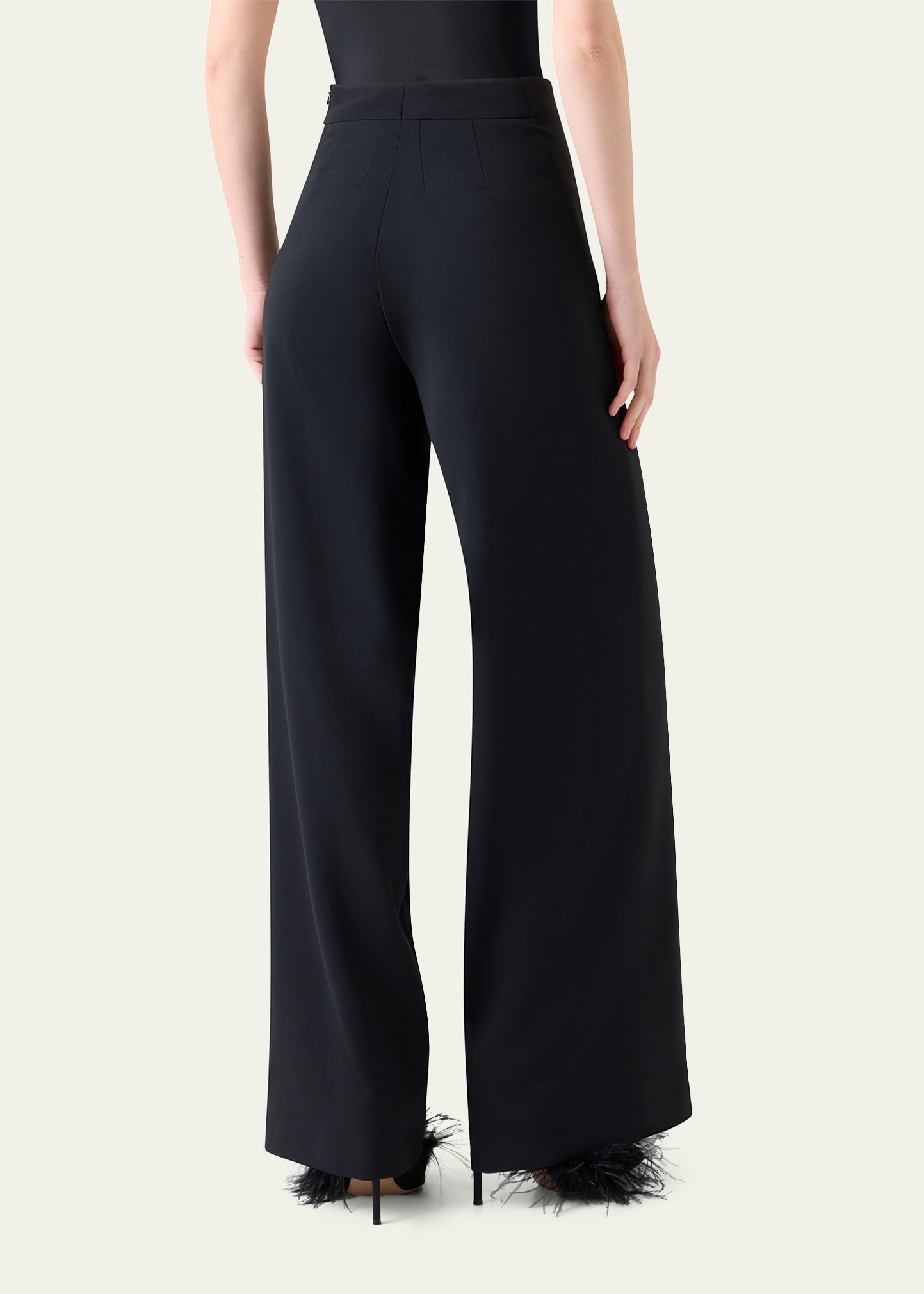 Foss Asymmetric Wrap-Panel Wide-Leg Pants - 3