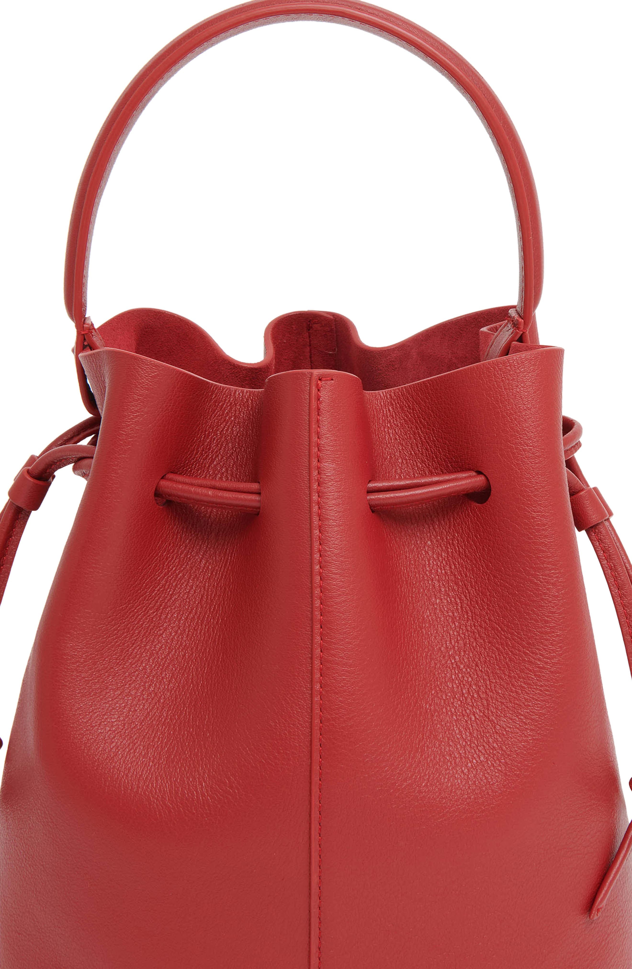 Mansur Gavriel Dea Leather Bucket Bag in Flamma at Nordstrom - 4