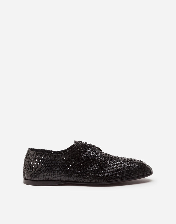 Hand-woven derby shoes - 1