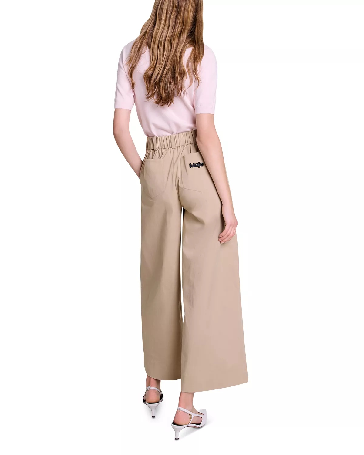 Piuma Wide Leg Gabardine Trousers - 8