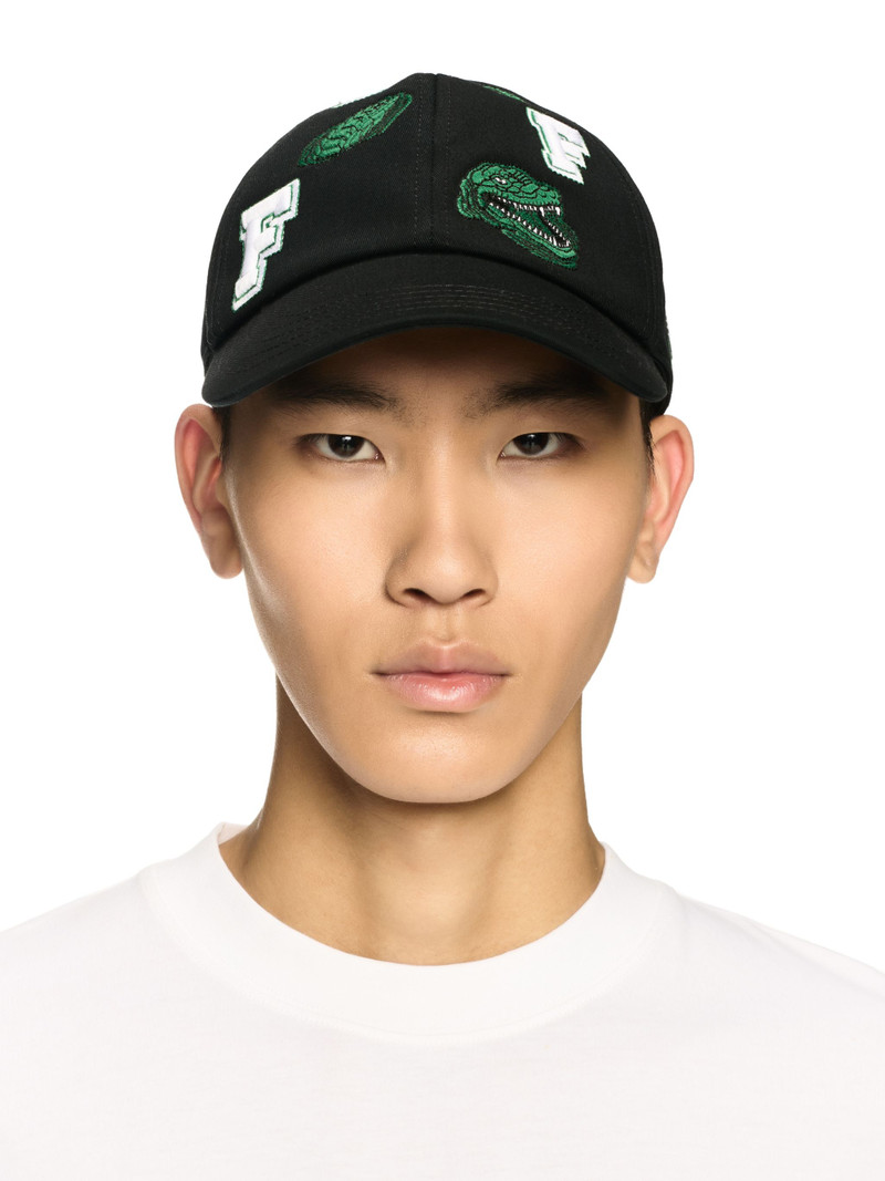 Black Crocodile Baseball Cap 4