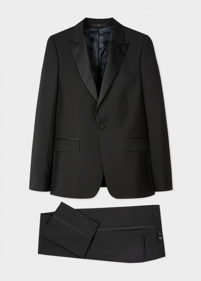 The Soho - Tailored-Fit 검정 Wool-Mohair 저녁 정장 1