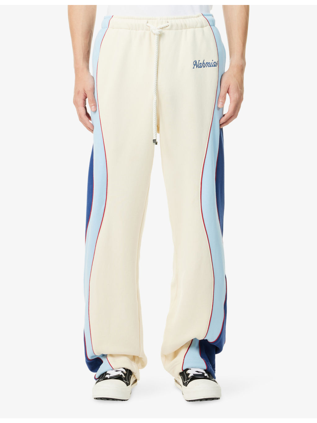 Ollie Embroidered-Logo Cotton-Jersey Tracksuit Bottoms - 3