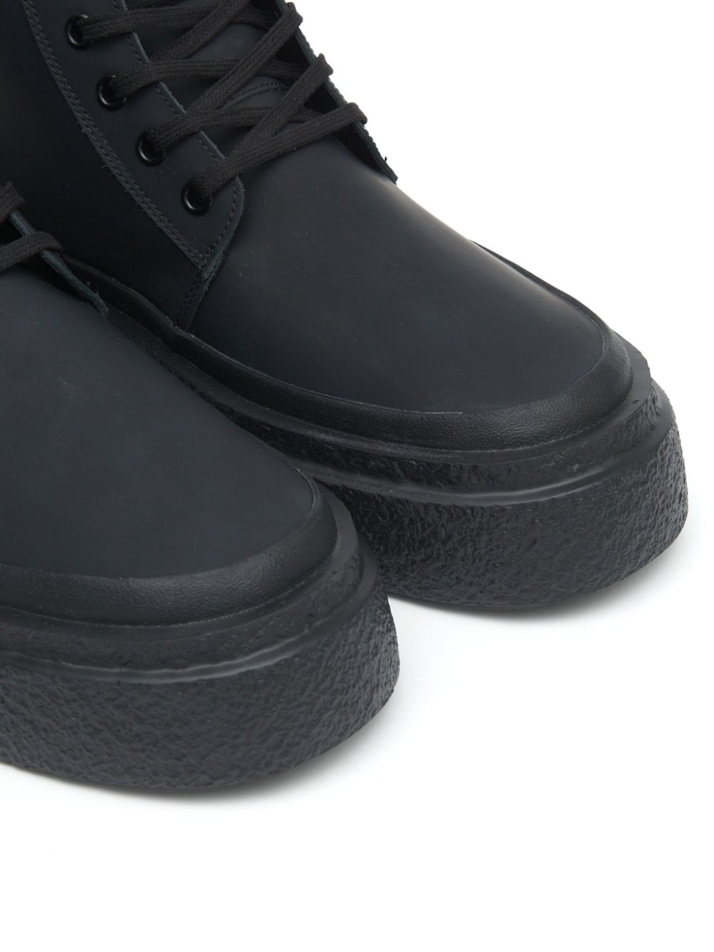 HIGH-TOP LEATHER SNEAKERS - 5