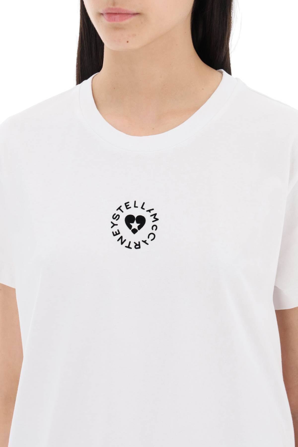 Tシャツ・カットソー Stella McCartney 'Iconic Mini Heart' T-shirt Stella McCartney ICONIC MINI HEART T-SHIRT | residenza725