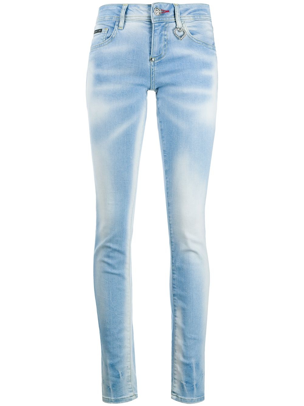 high rise skinny fit jeggings - 2