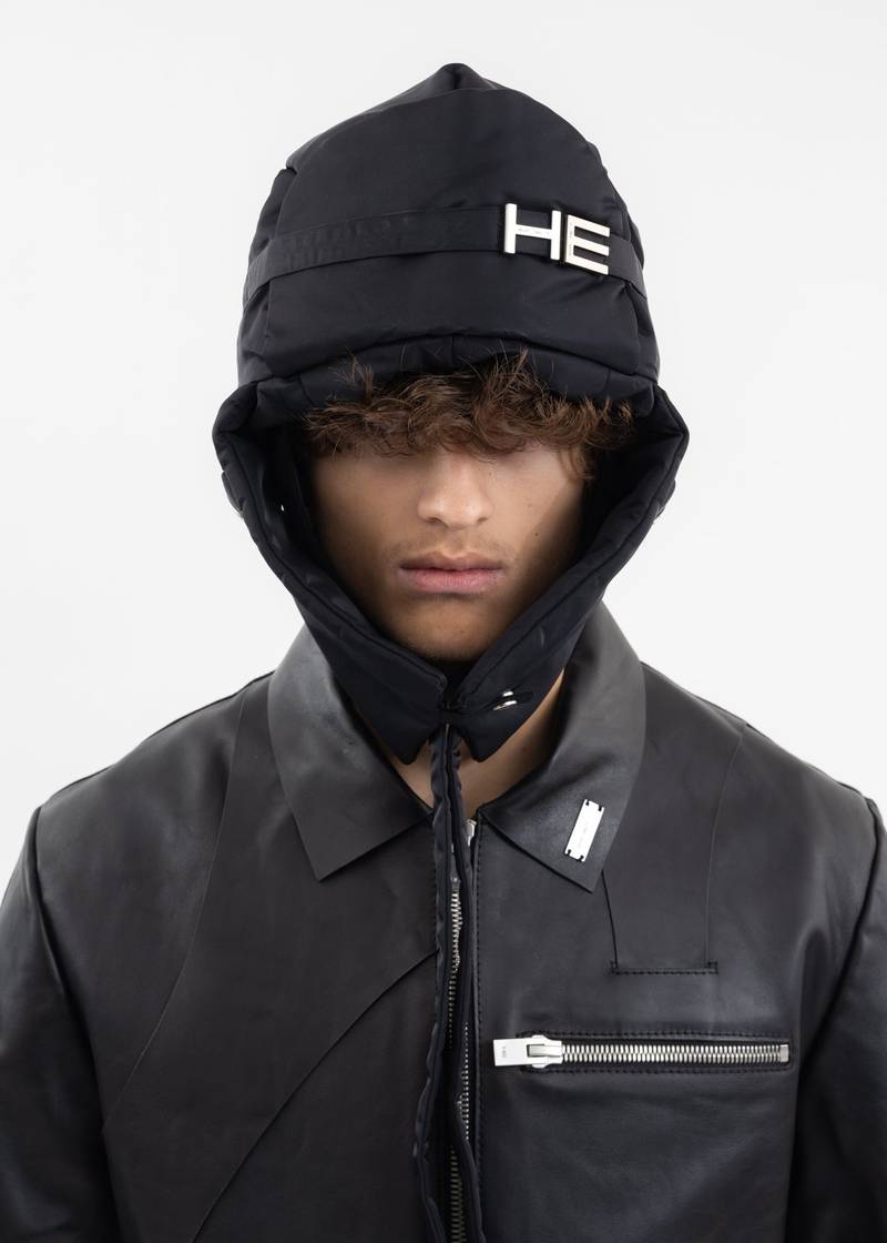 BLACK SURREPTITIOUS TRAPPER HAT 3