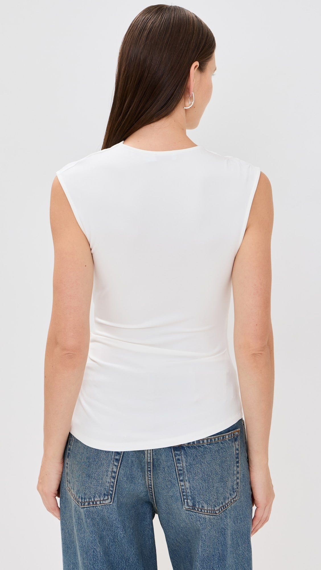 Casmi Sleeveless Top Ivory - 3
