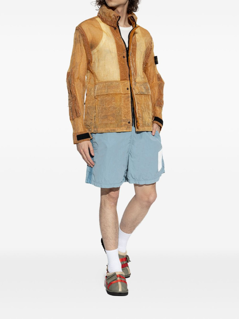 Stone Island Marina logo-detail swim shorts outlook