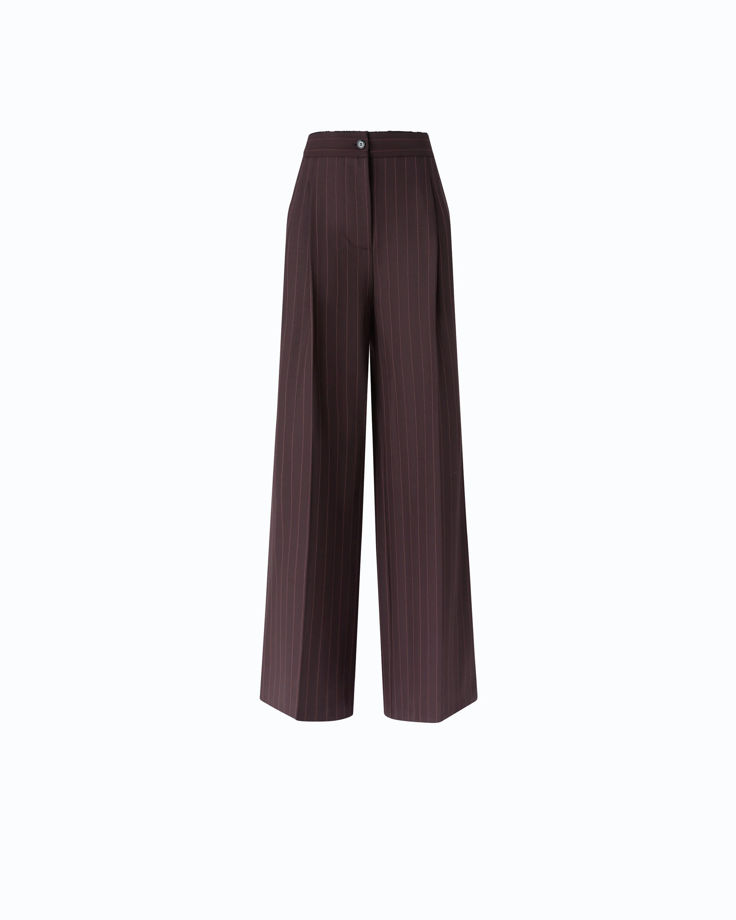 WIDE-LEG CHECK TROUSERS - 1