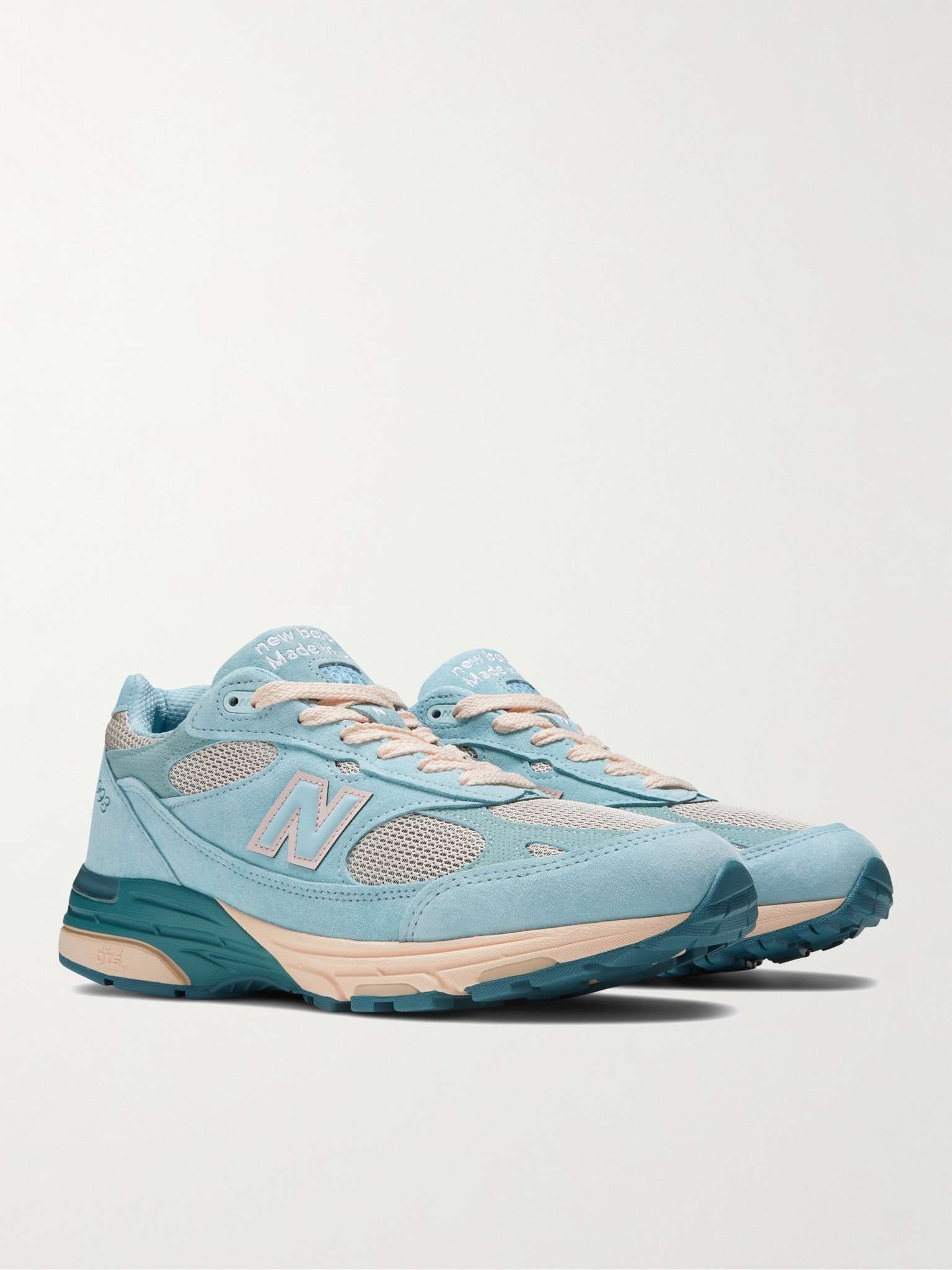 + Joe Freshgoods 993 Suede and Mesh Sneakers - 2