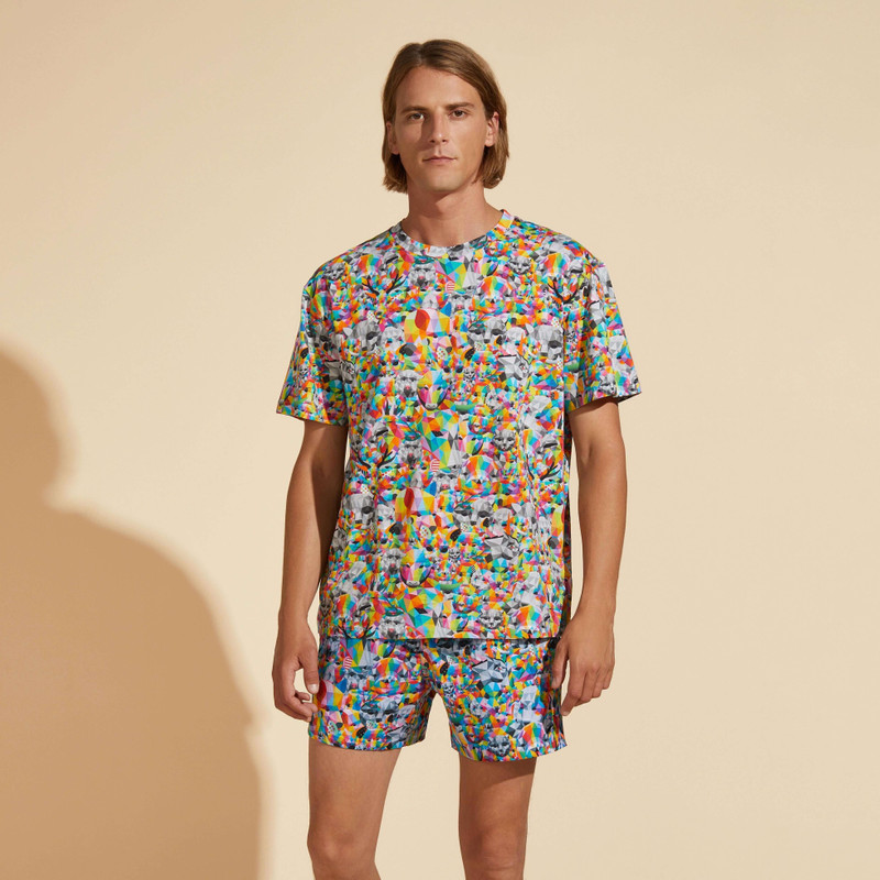 Vilebrequin Men Organic Cotton T-Shirt Animals - Vilebrequin x Okuda San Miguel outlook