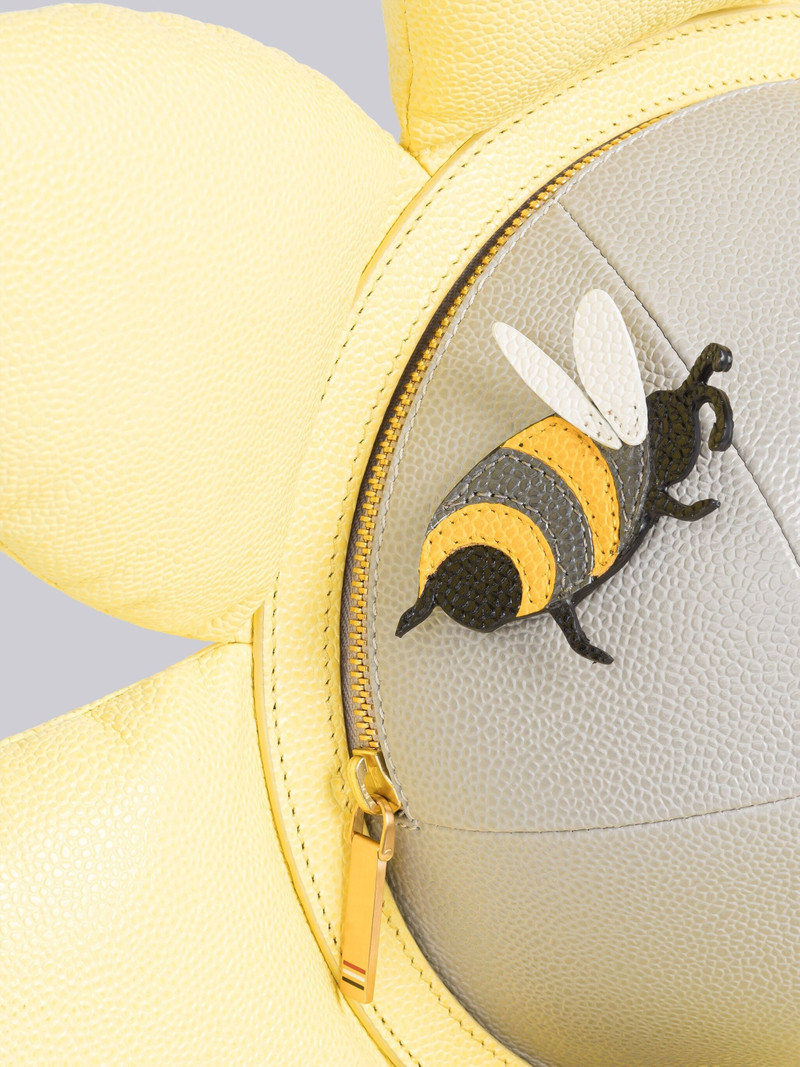 Thom Browne Pebble Grain Leather Flower Backpack outlook