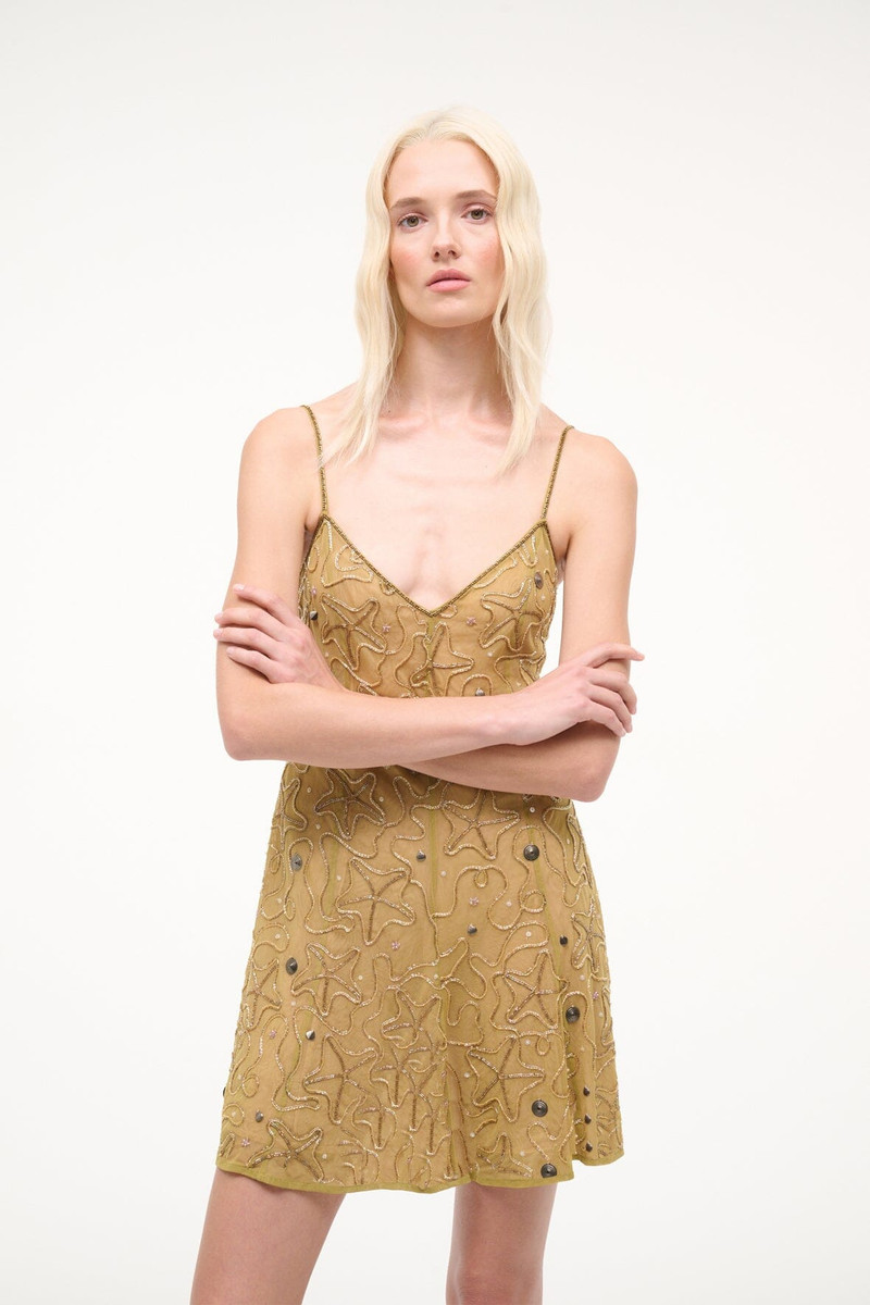 STAUD EMILY DRESS SANDBAR 3