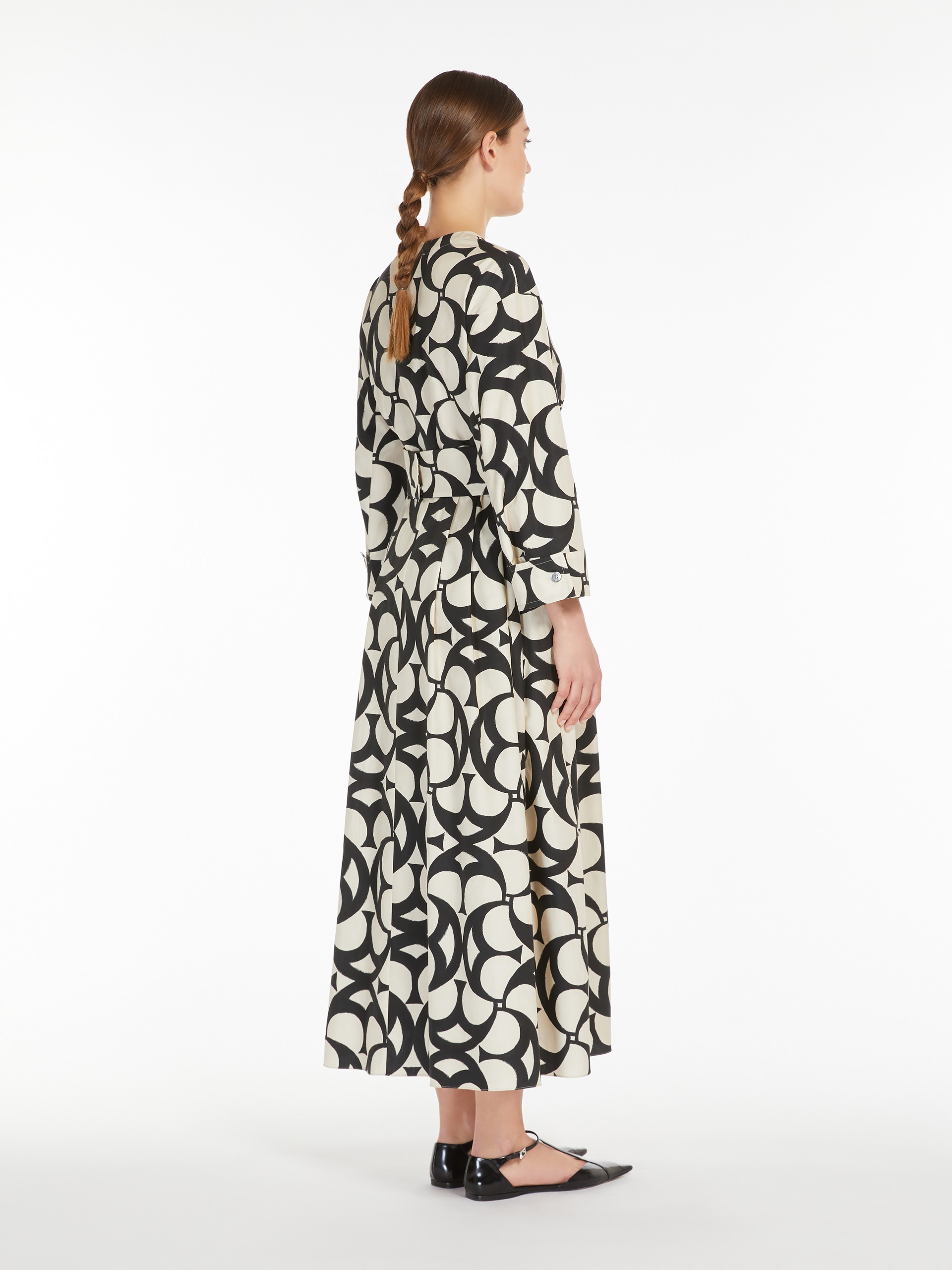 ALICE Printed cotton shirt dress - 4