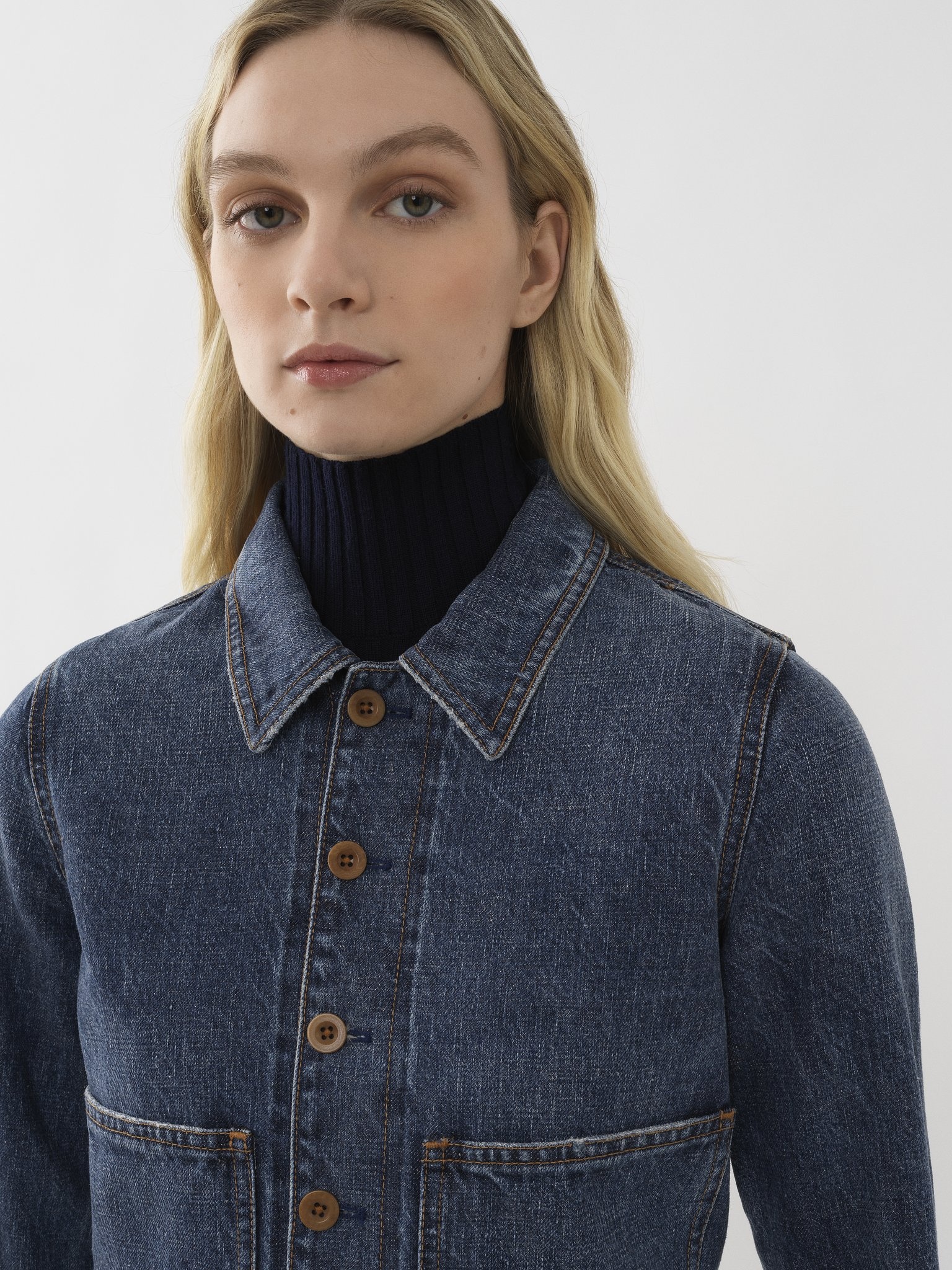 CROPPED DENIM JACKET - 6