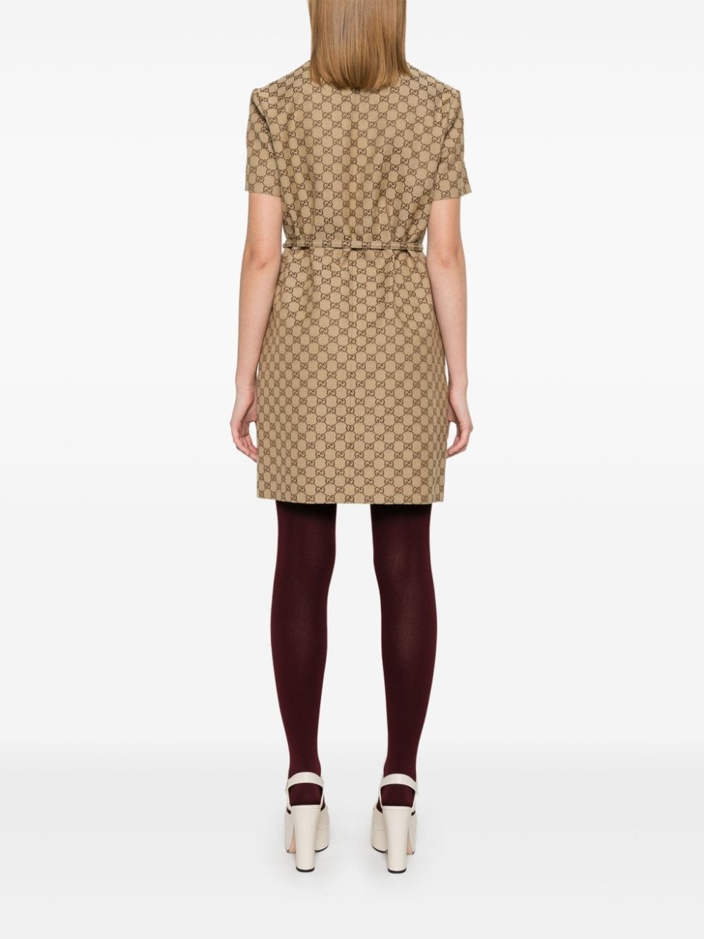 GG Supreme mini dress - 4