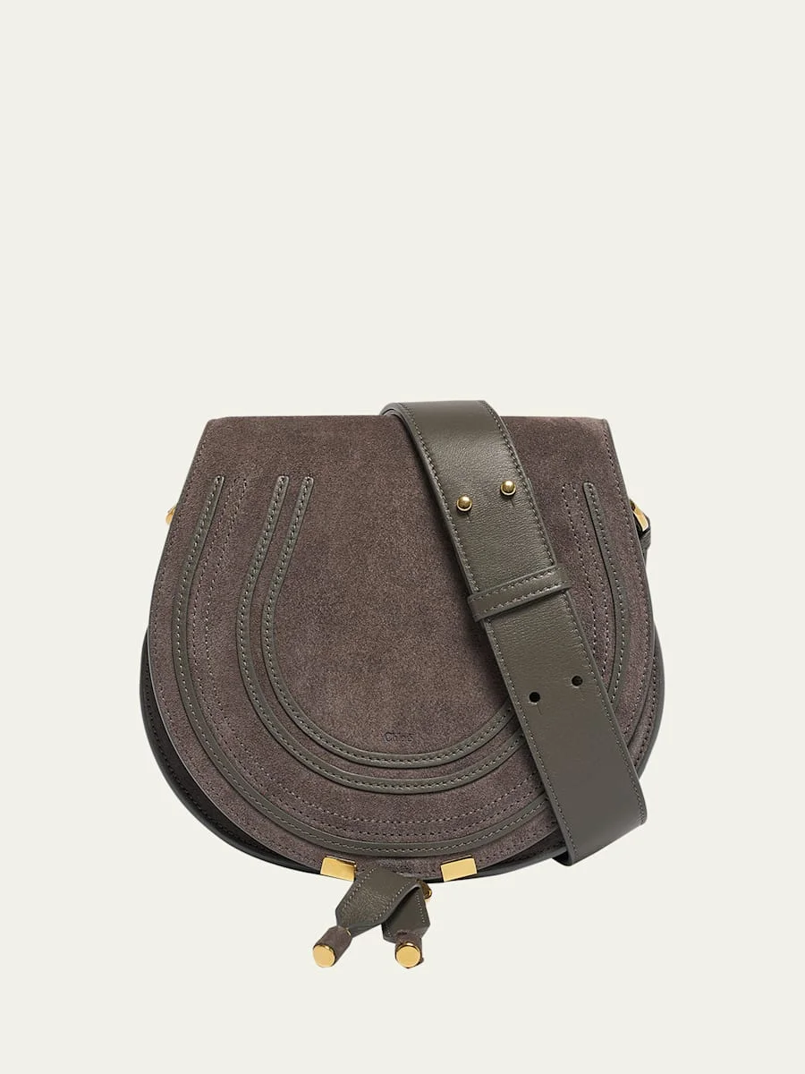 Marcie Crossbody Bag in Calfskin Suede - 1