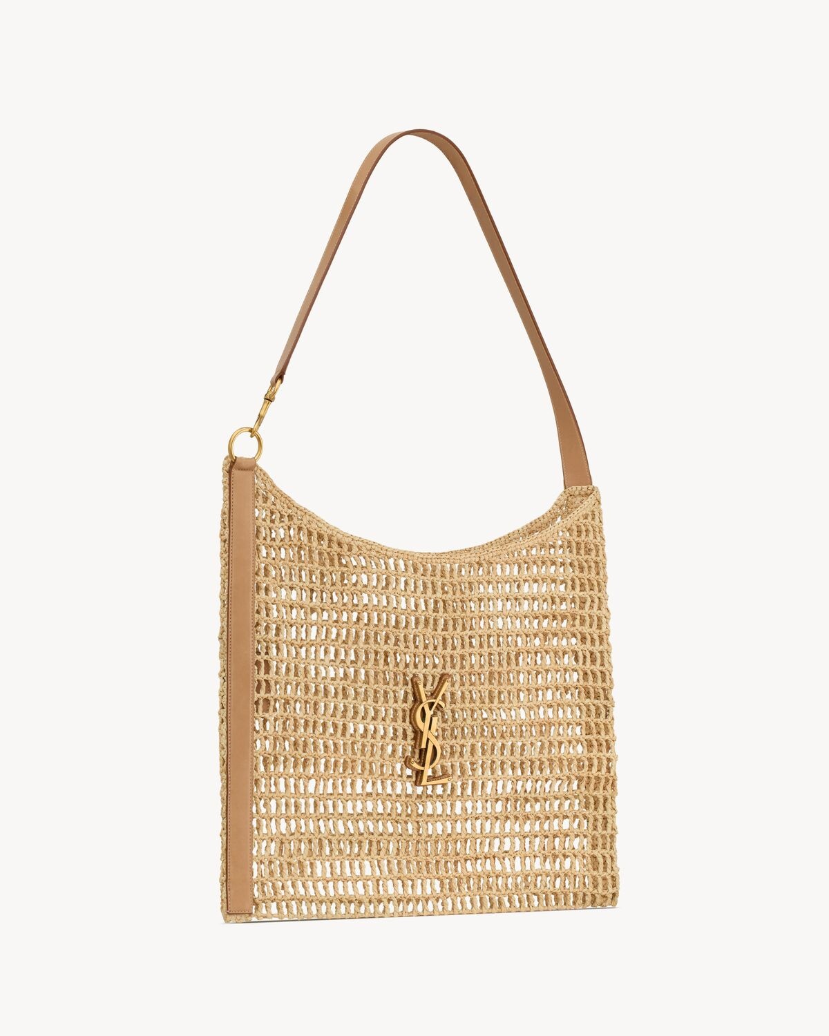 OXALIS IN RAFFIA CROCHET AND LEATHER - 5