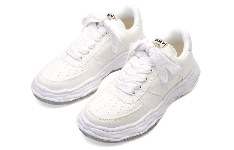 Maison MIHARA YASUHIRO WAYNE OG Sole Canvas Low-top Sneaker 'White' A10FW720-WHT - 2