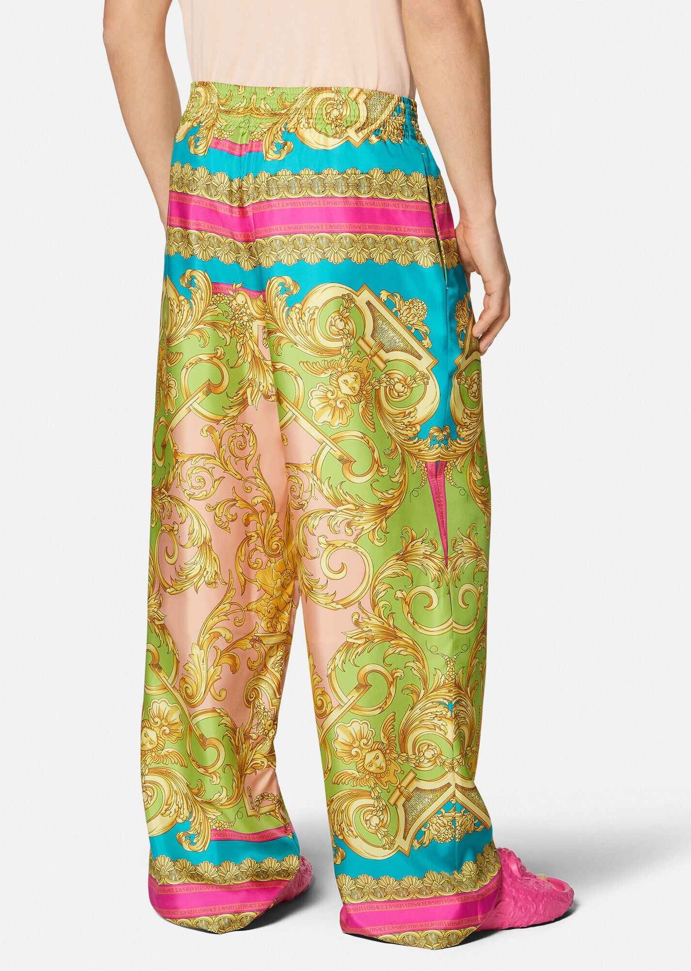 Barocco Goddess Silk Pants - 4
