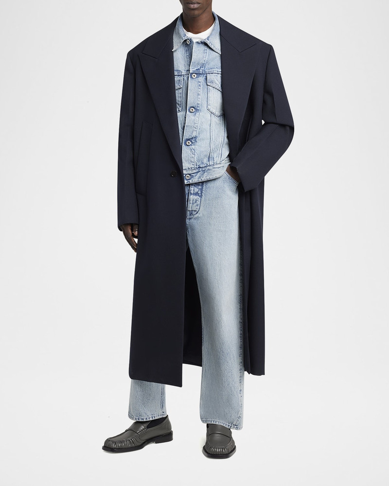 Jil Sander Men's Relaxed-Fit Acid Wash Jeans outlook