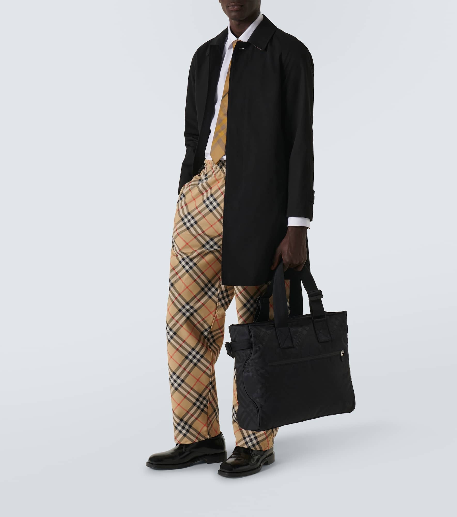 Burberry Check jacquard tote bag - 7