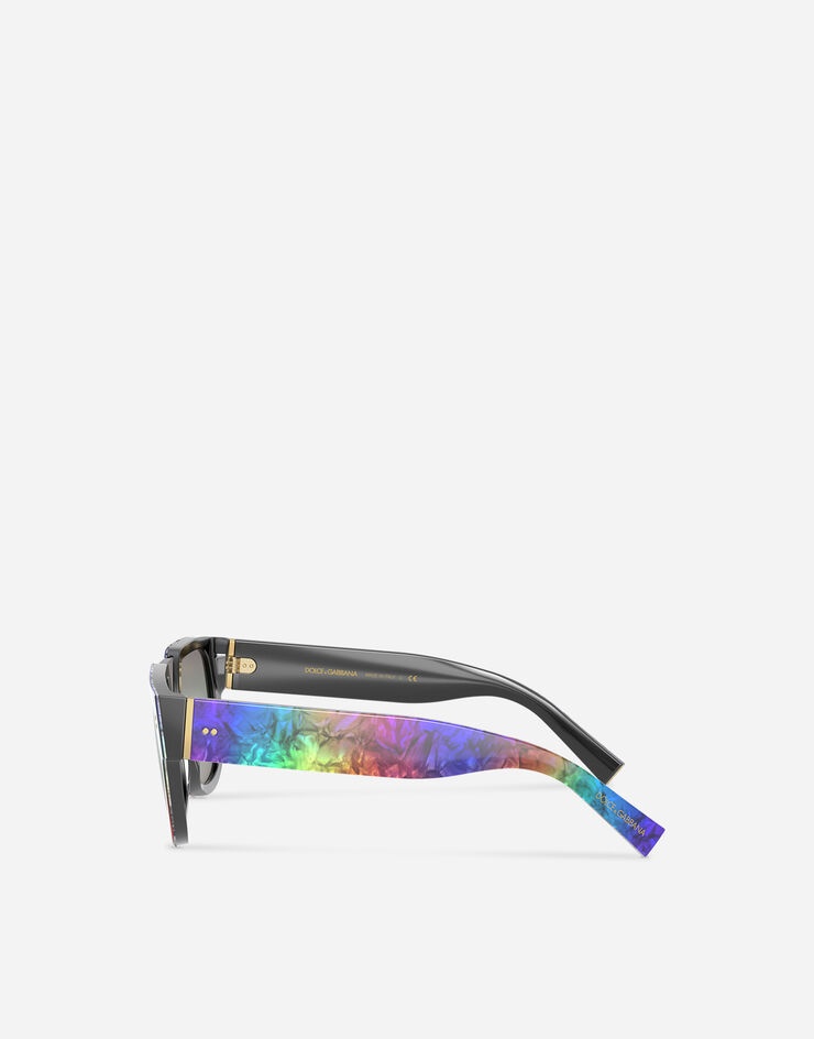 Iridescent rainbow sunglasses - 3