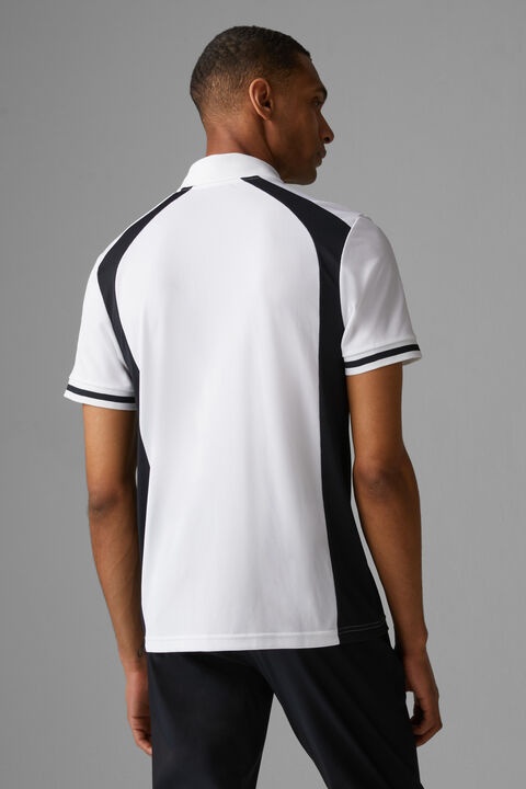 Bernhard Polo shirt in White/Black - 3