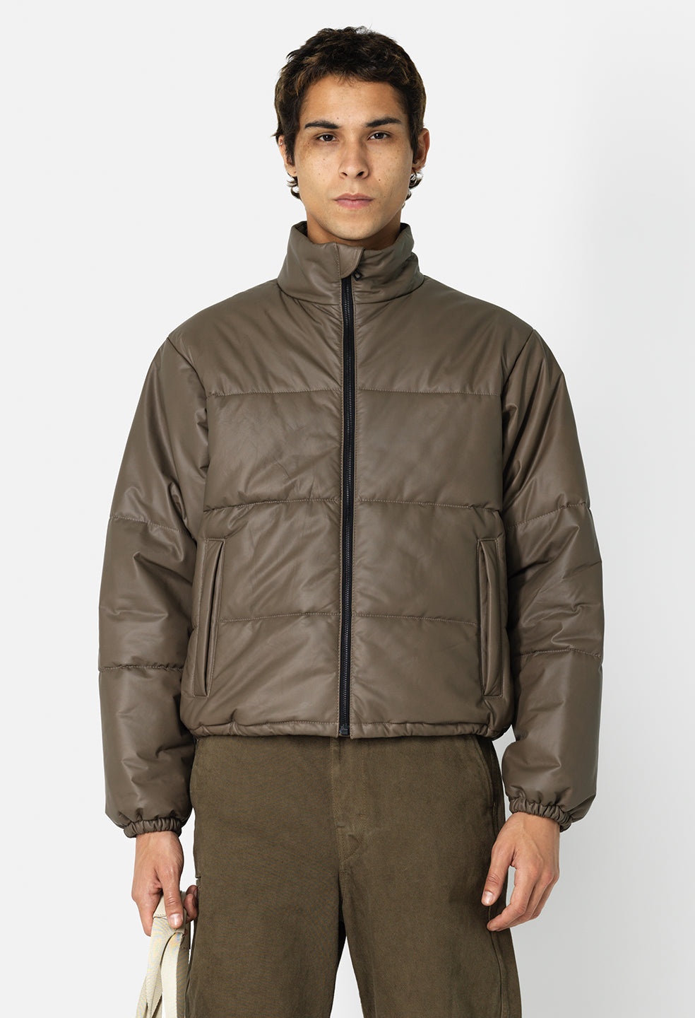 LEATHER PICO PUFFER - 5