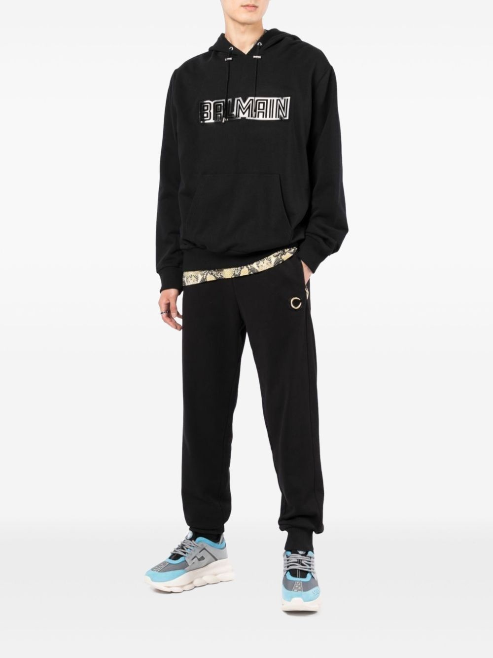 logo-plaque track pants - 2