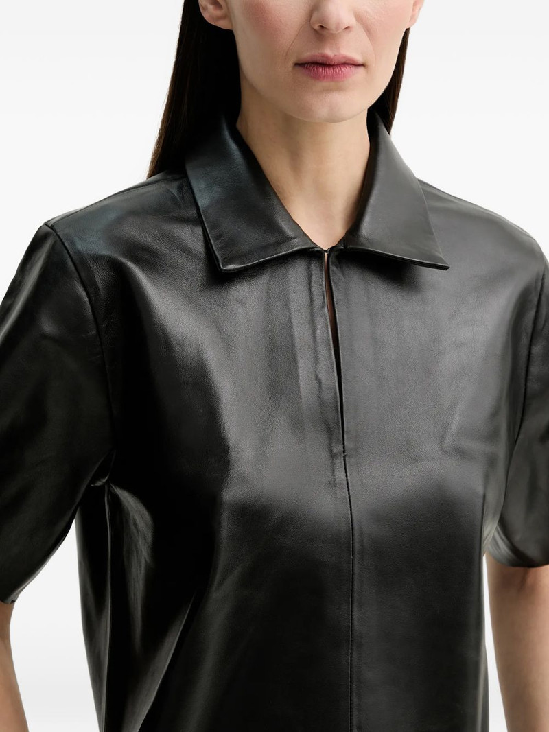 short-sleeve collared top 4
