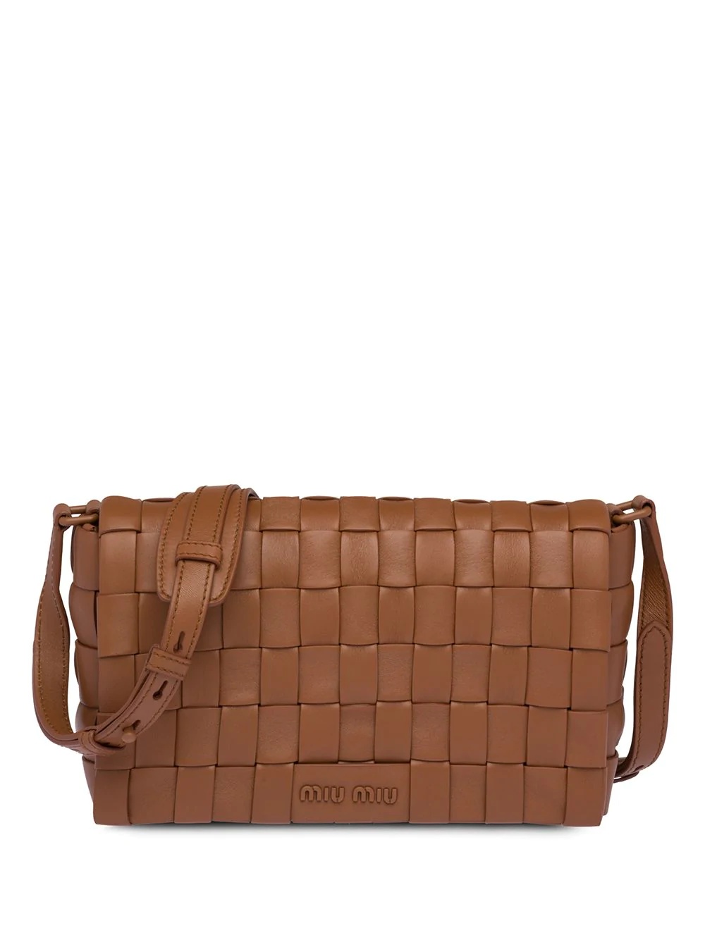 woven shoulder bag - 1