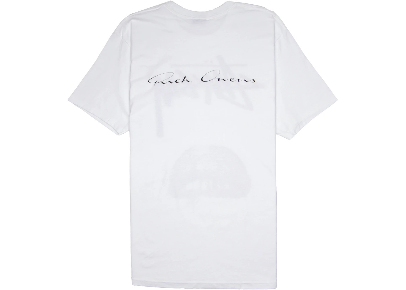 Stussy x Rick Owens World Tour Collection T-Shirt White - 2