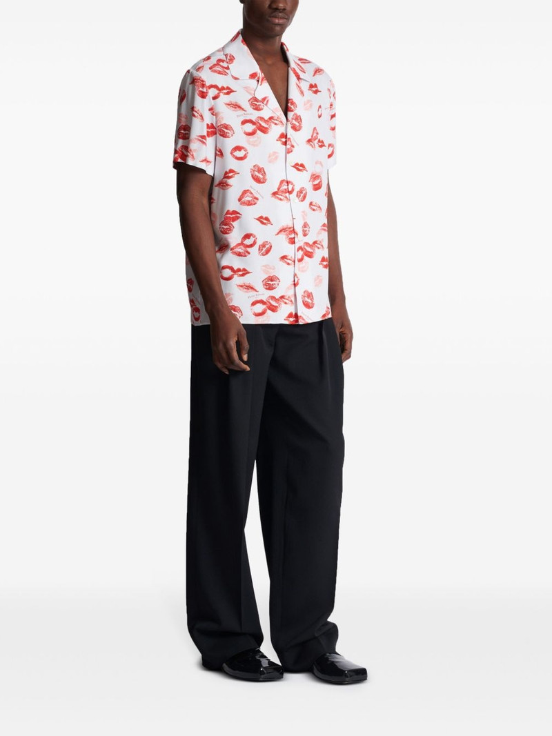 kiss-print pyjama shirt 3