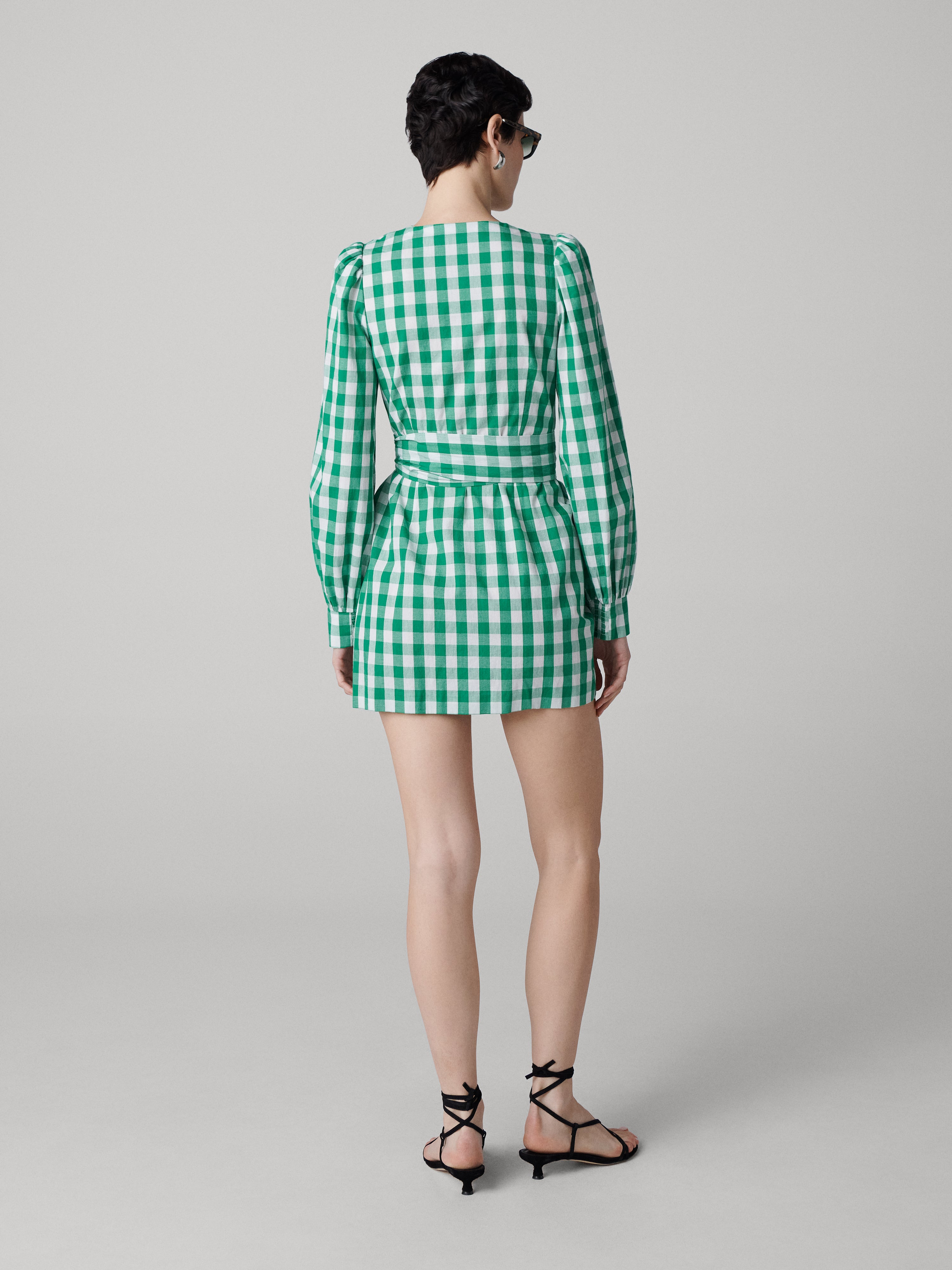 Amira Cotton Wrap Dress - 3