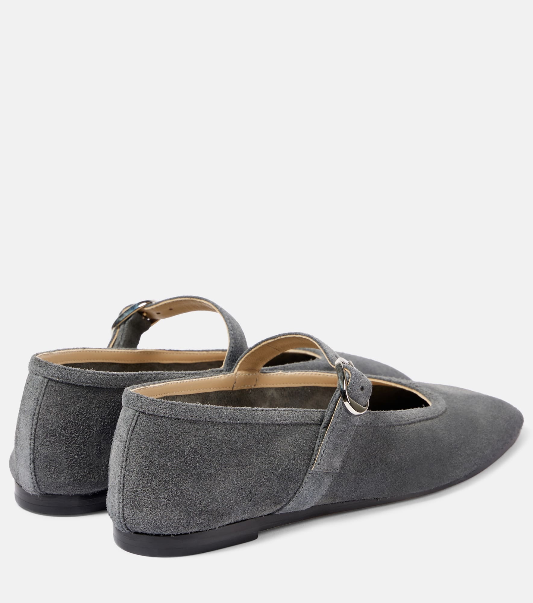 Suede Mary Jane flats - 2