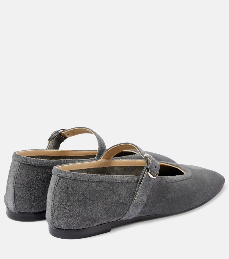 LE MONDE BÉRYL Suede Mary Jane flats outlook