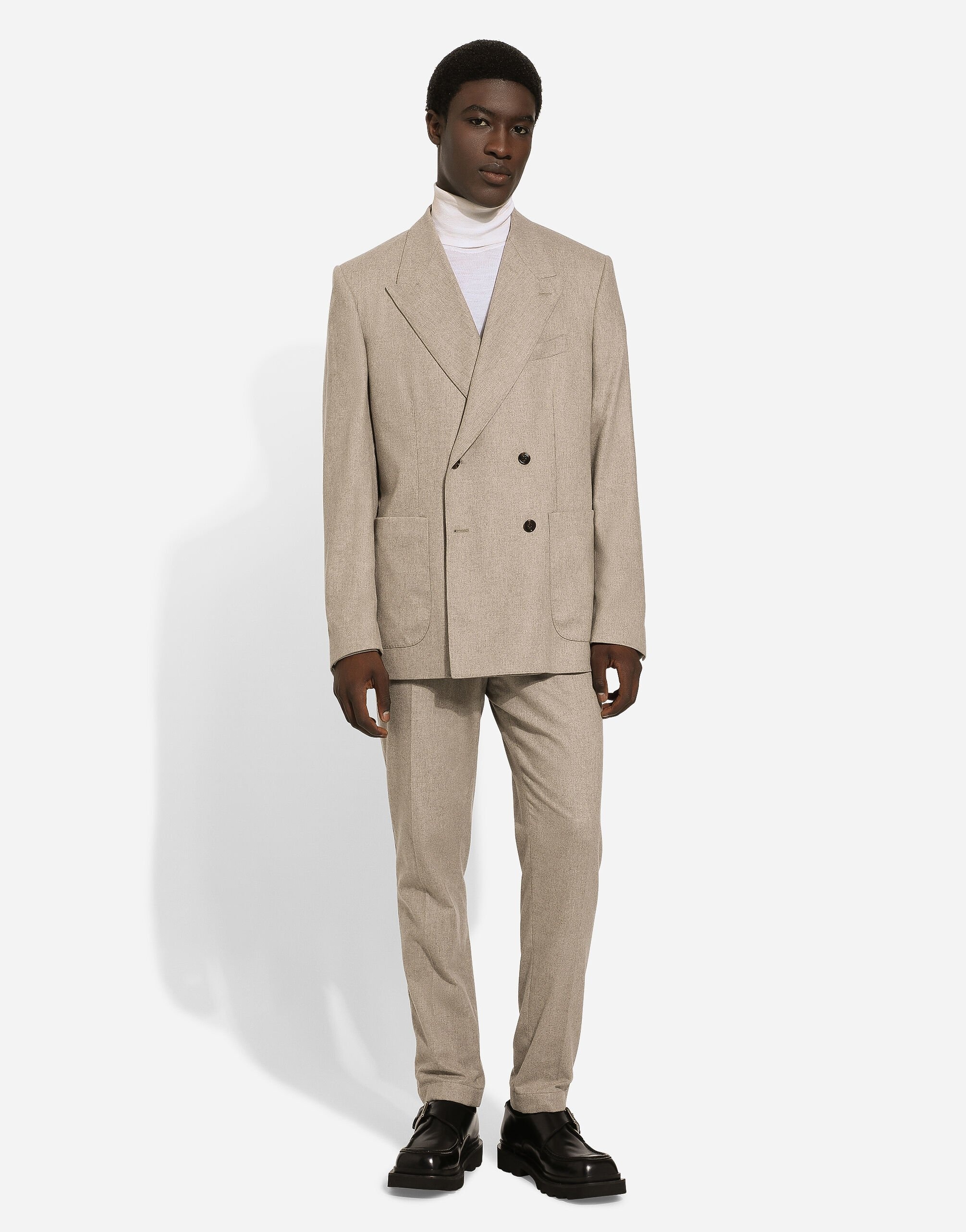 Deconstructed double-breasted cashmere jacket - 2