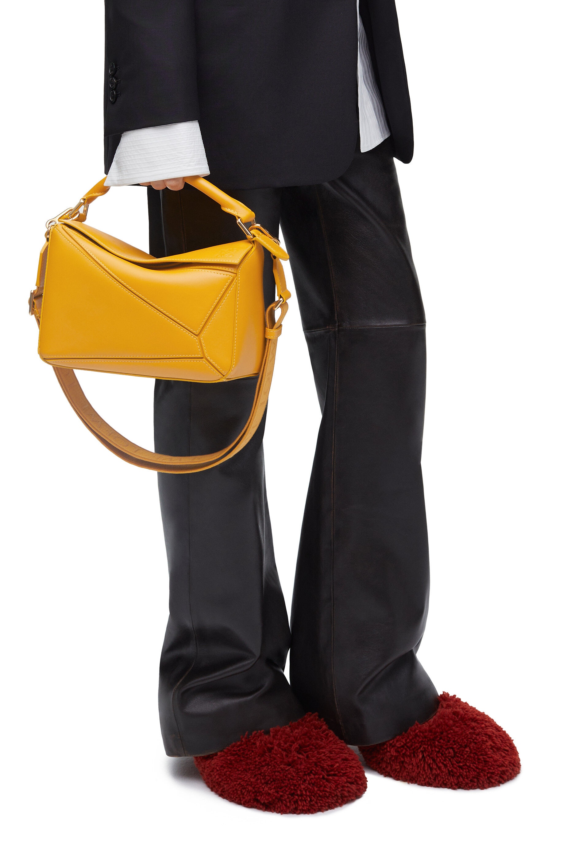 Small Puzzle bag in satin calfskin - 2