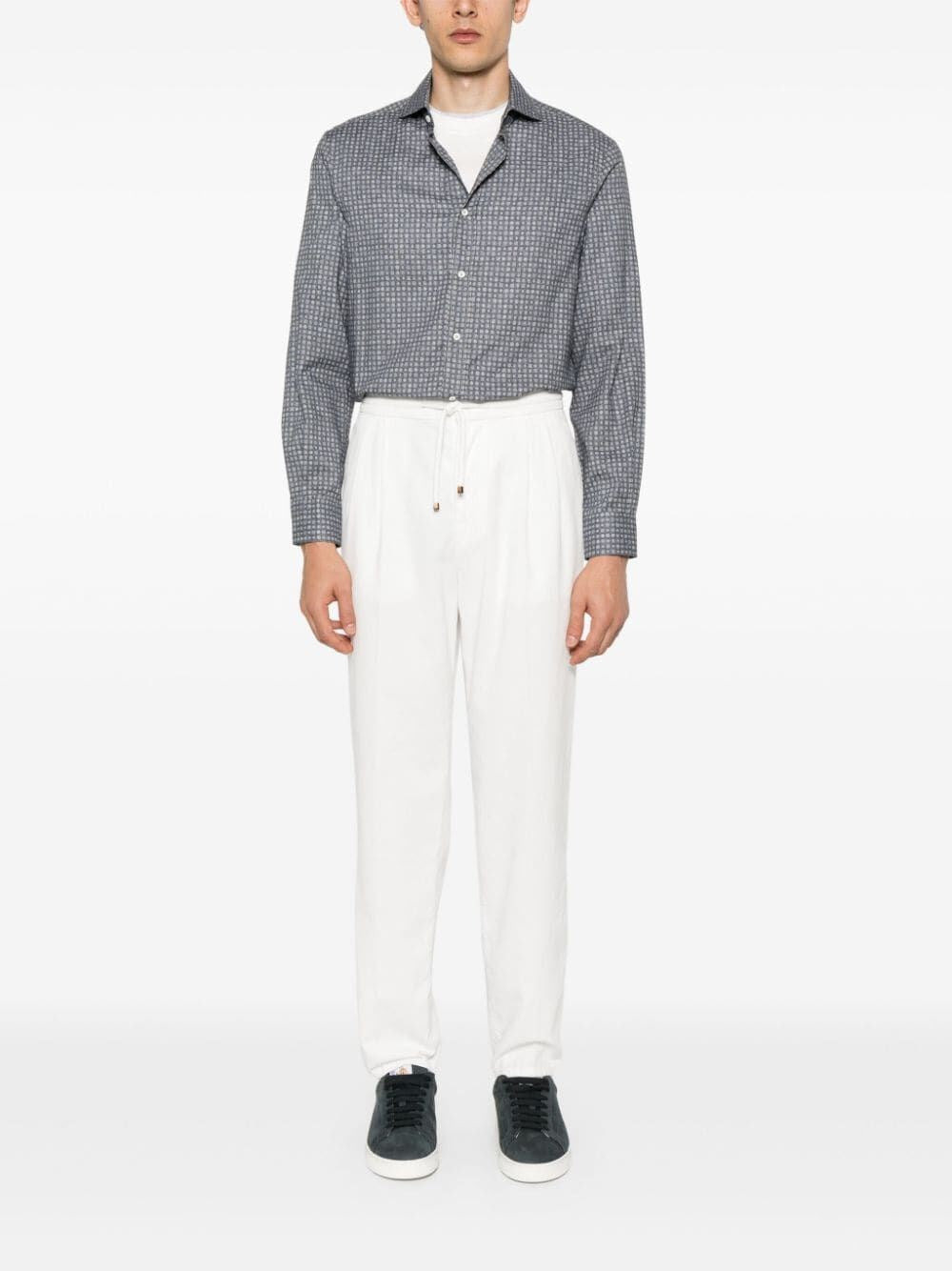 Brunello Cucinelli Men T-Shirt With Faux-Layering - 2