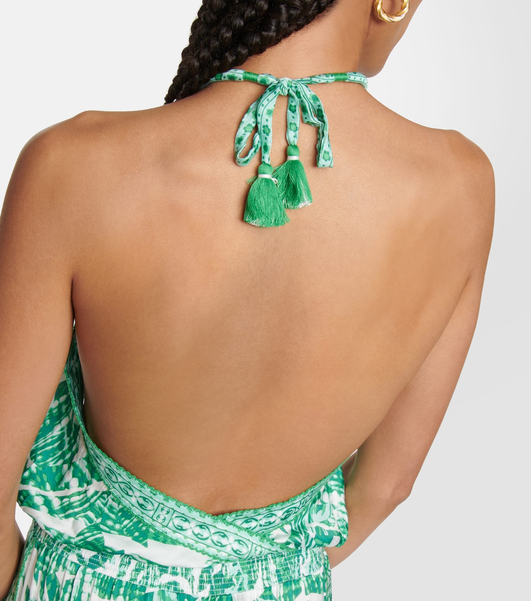 Isabelle printed halterneck jumpsuit - 6