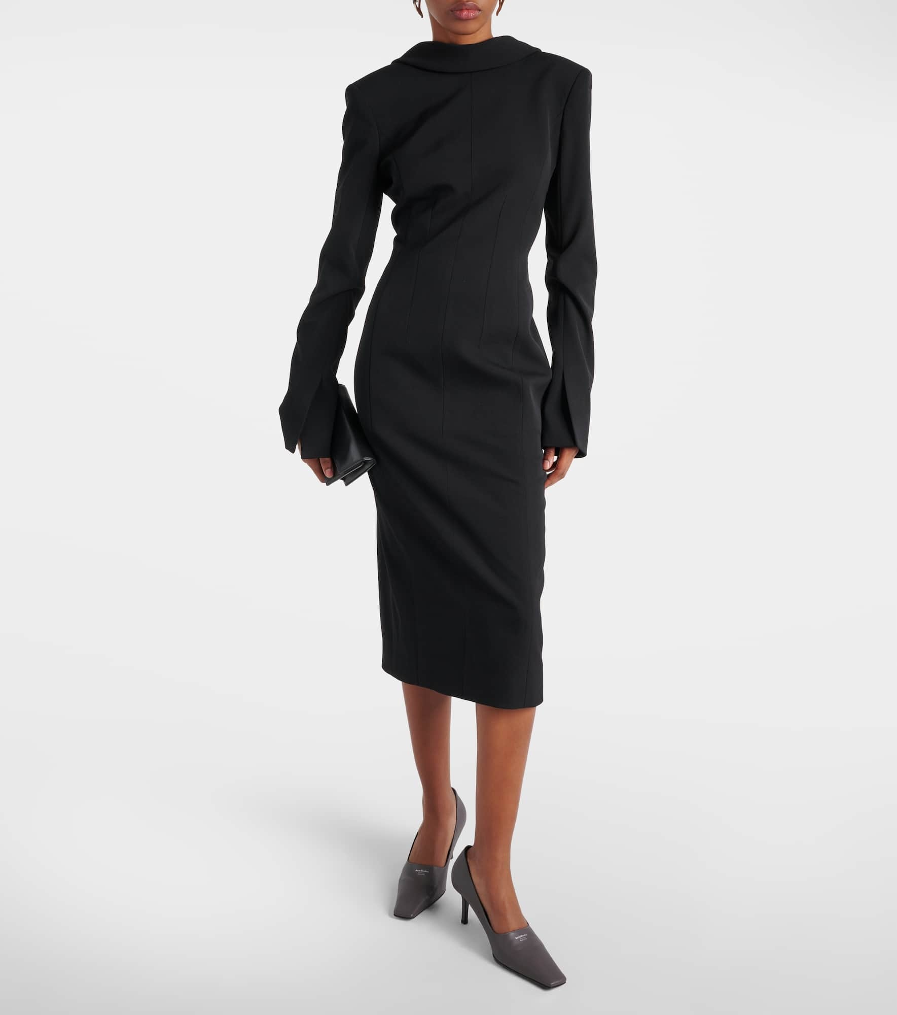 Dadress high-neck midi dress - 2