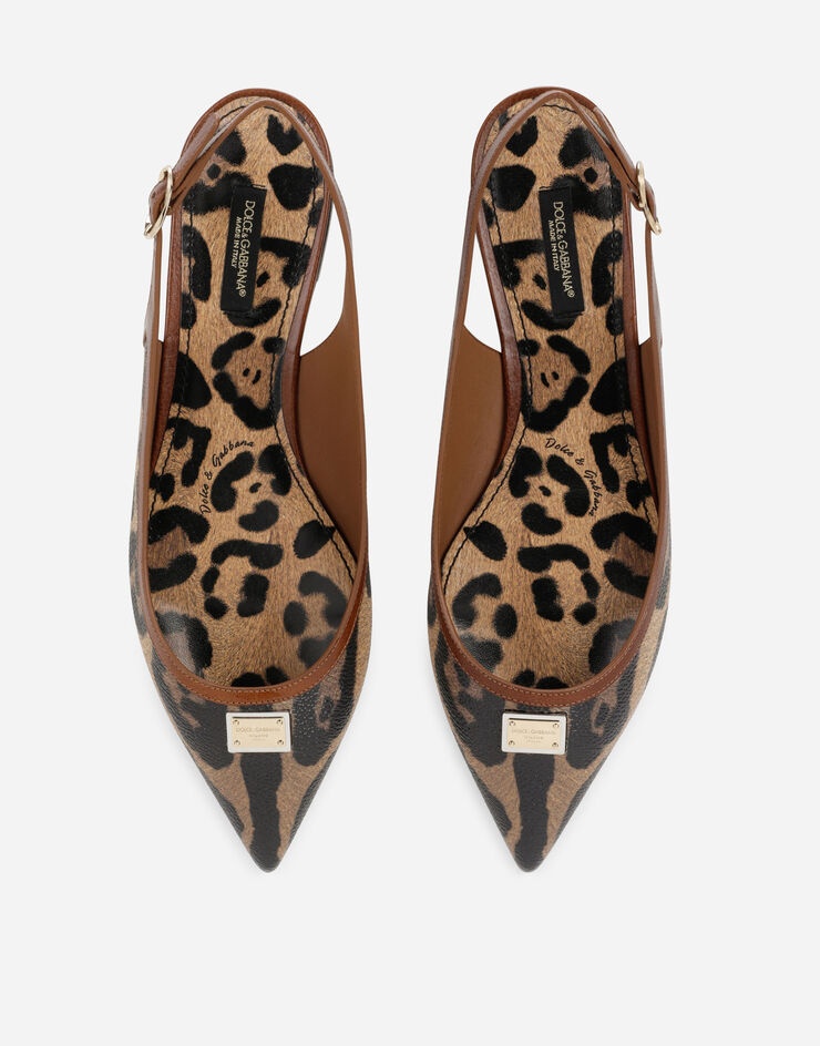 Leopard-print slingbacks - 4